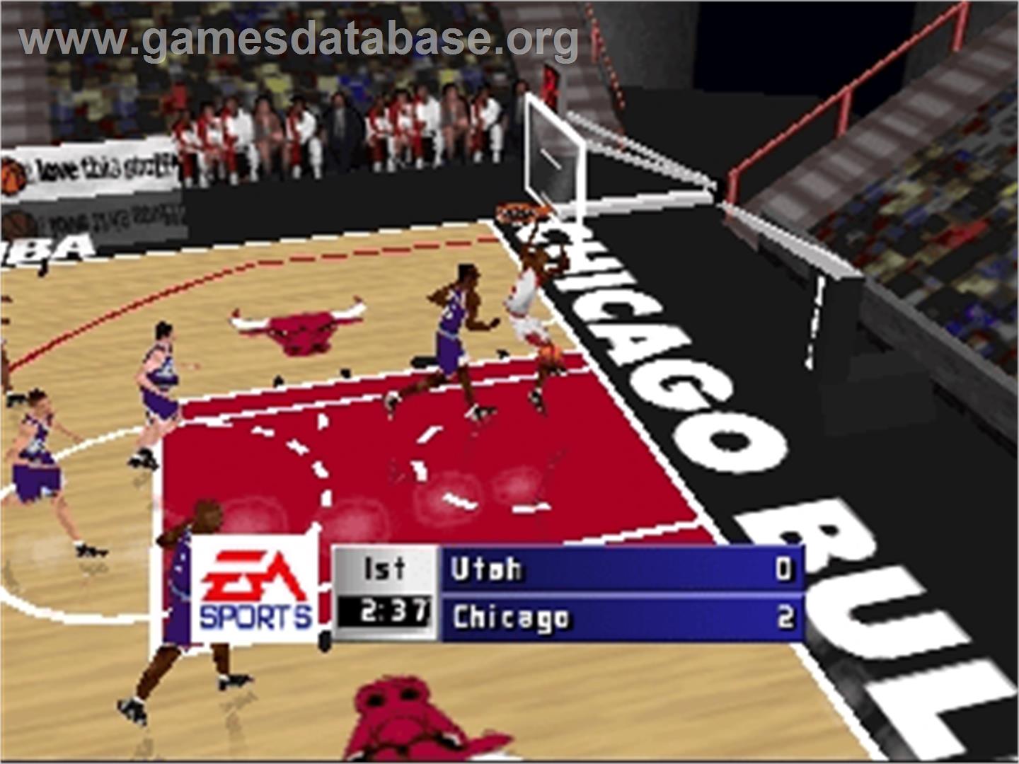 NBA Live '99 - Nintendo N64 - Artwork - In Game