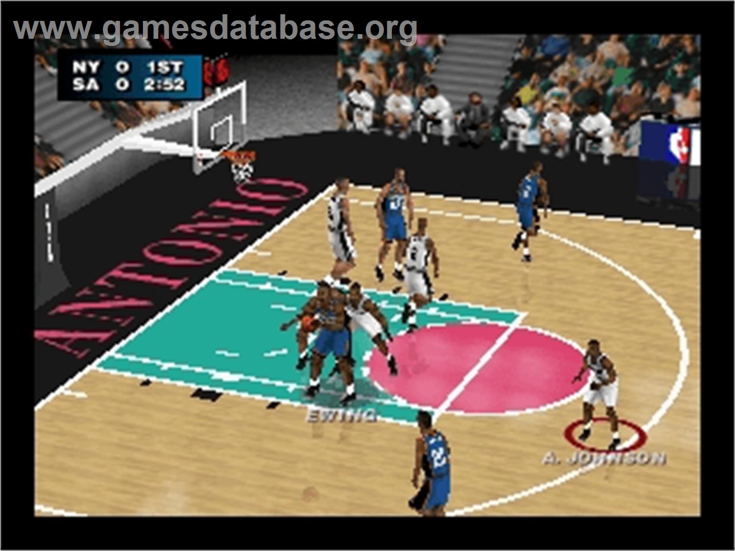 Nba Live 2000 - Nintendo N64 - Artwork - In Game