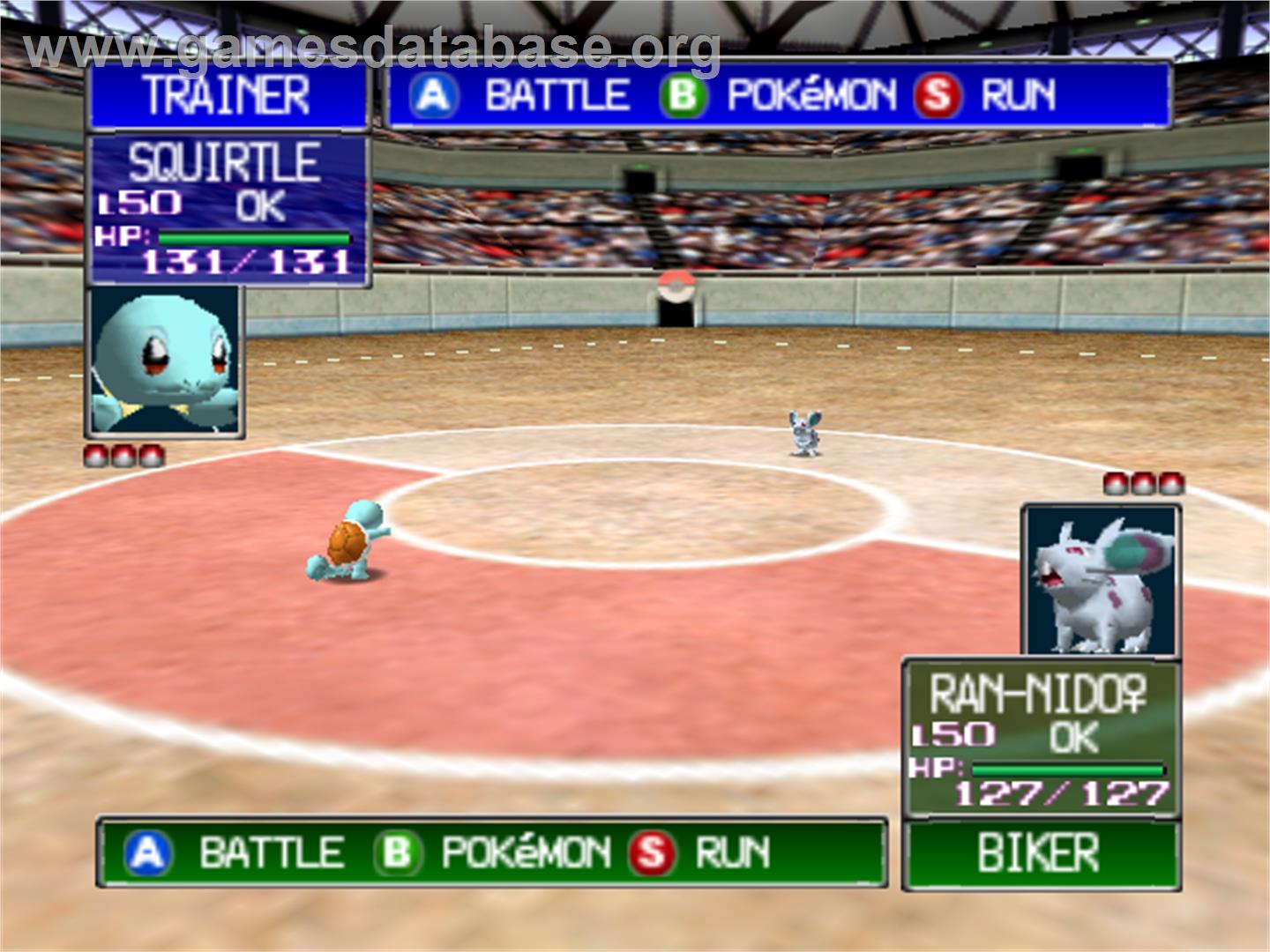 Pokemon Stadium - Nintendo N64 - Artwork - In Game