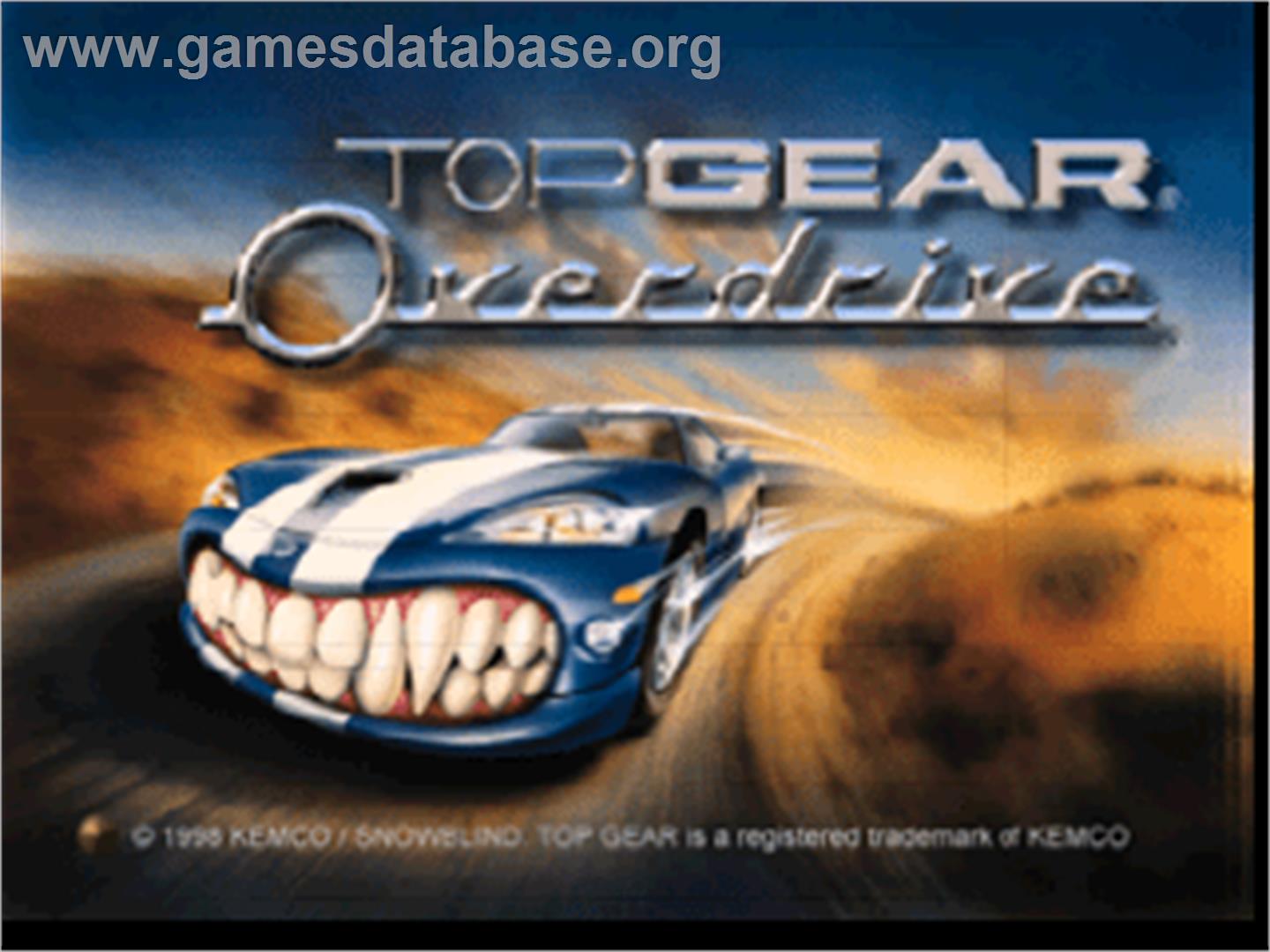Top Gear Overdrive - Nintendo N64 - Artwork - In Game