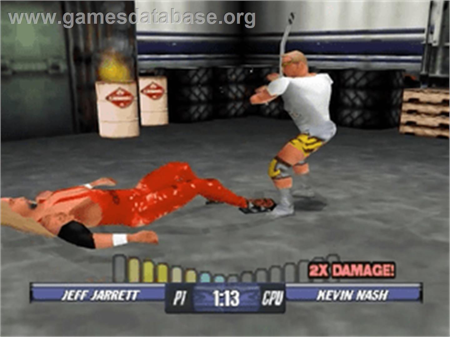 WCW Backstage Assault - Nintendo N64 - Artwork - In Game