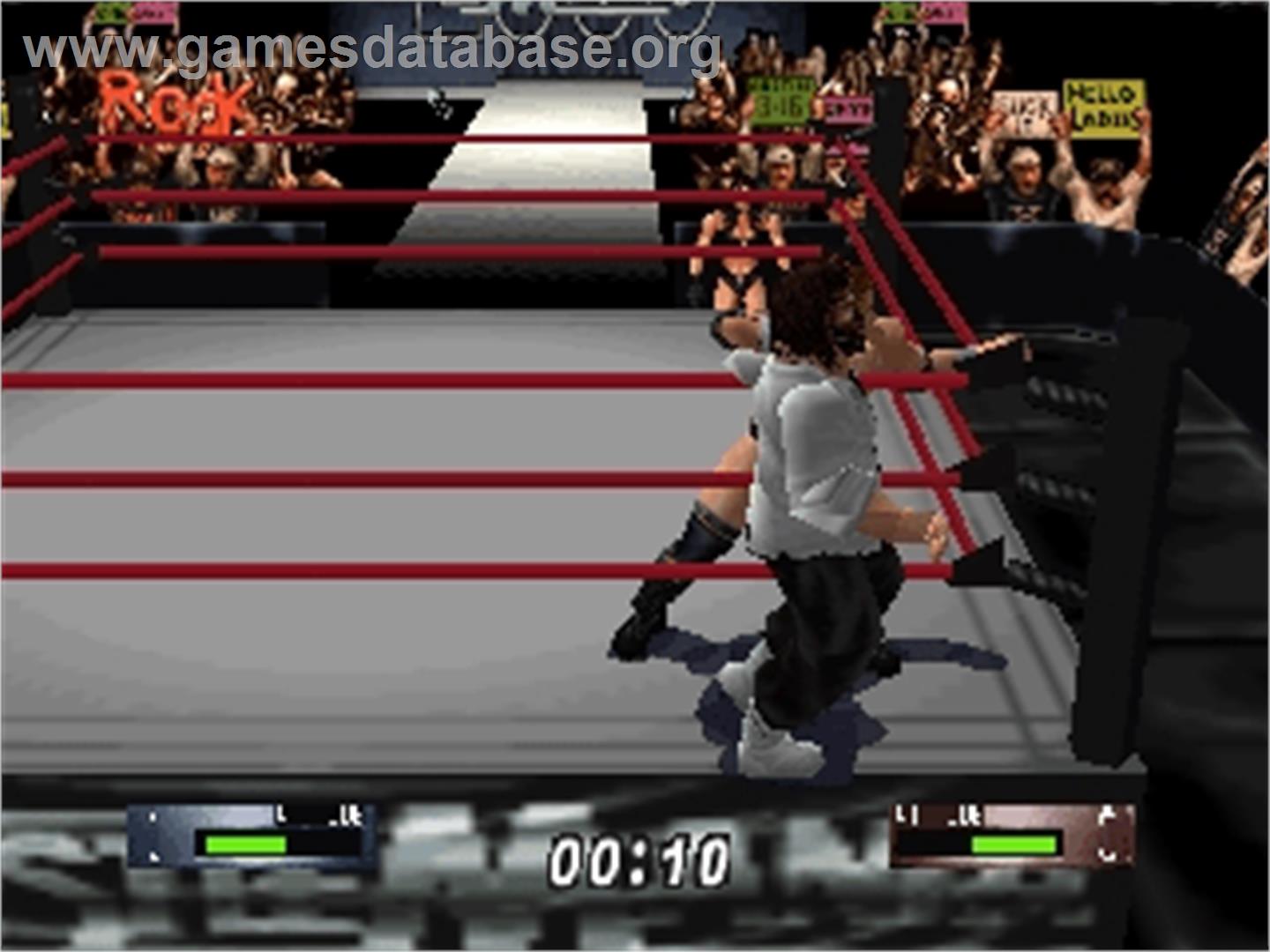 WWF WrestleMania 2000 - Nintendo N64 - Artwork - In Game