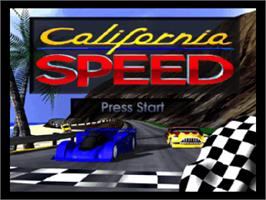 Title screen of California Speed on the Nintendo N64.