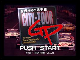 Title screen of GT 64: Championship Edition on the Nintendo N64.