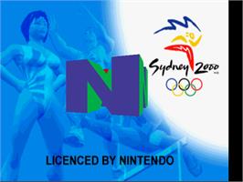 Title screen of Sydney 2000 on the Nintendo N64.