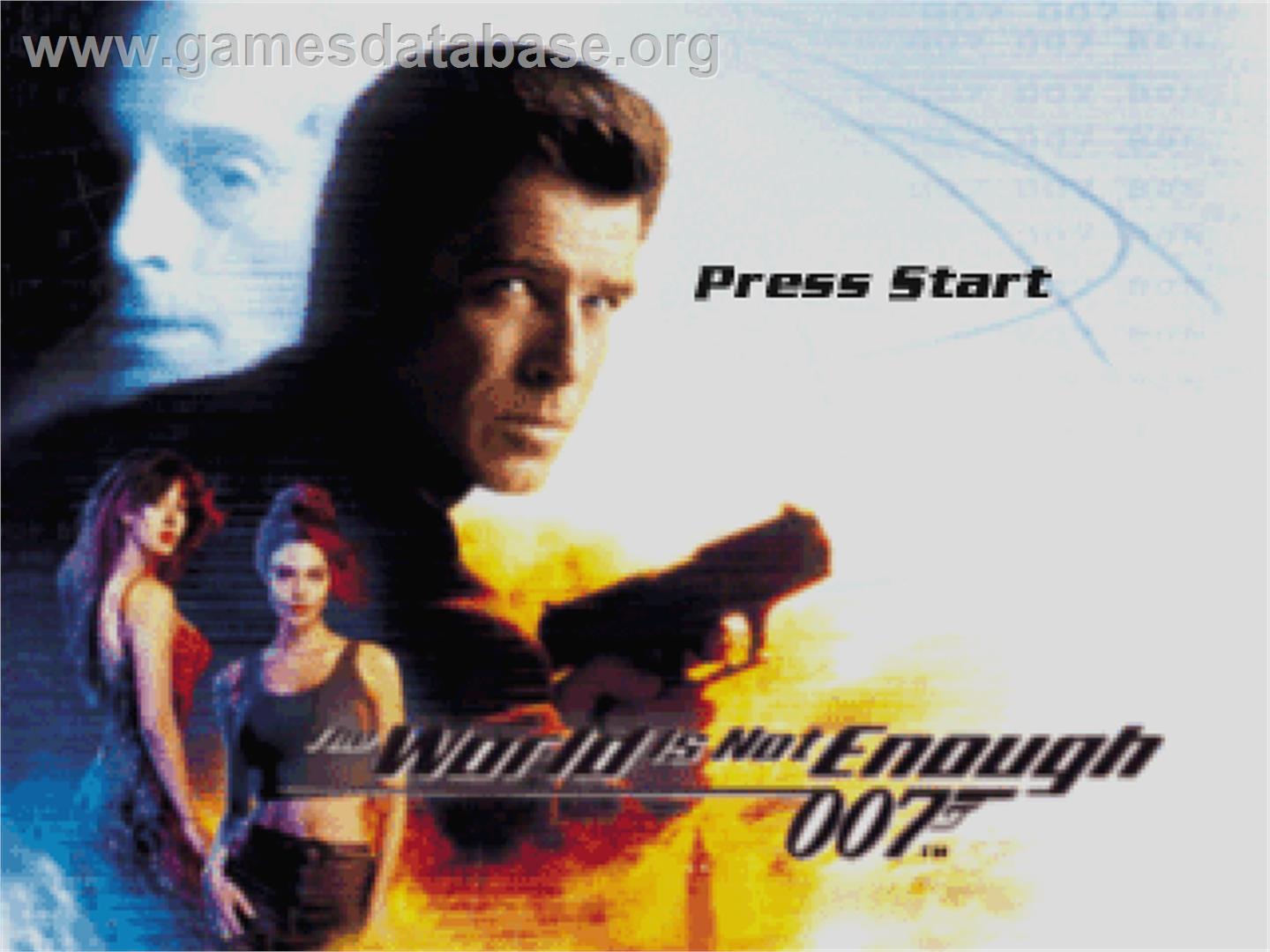 007 - The World Is Not Enough - Nintendo N64 - Artwork - Title Screen