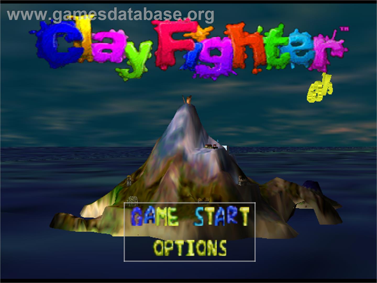 Clay Fighter 63 1/3 - Nintendo N64 - Artwork - Title Screen