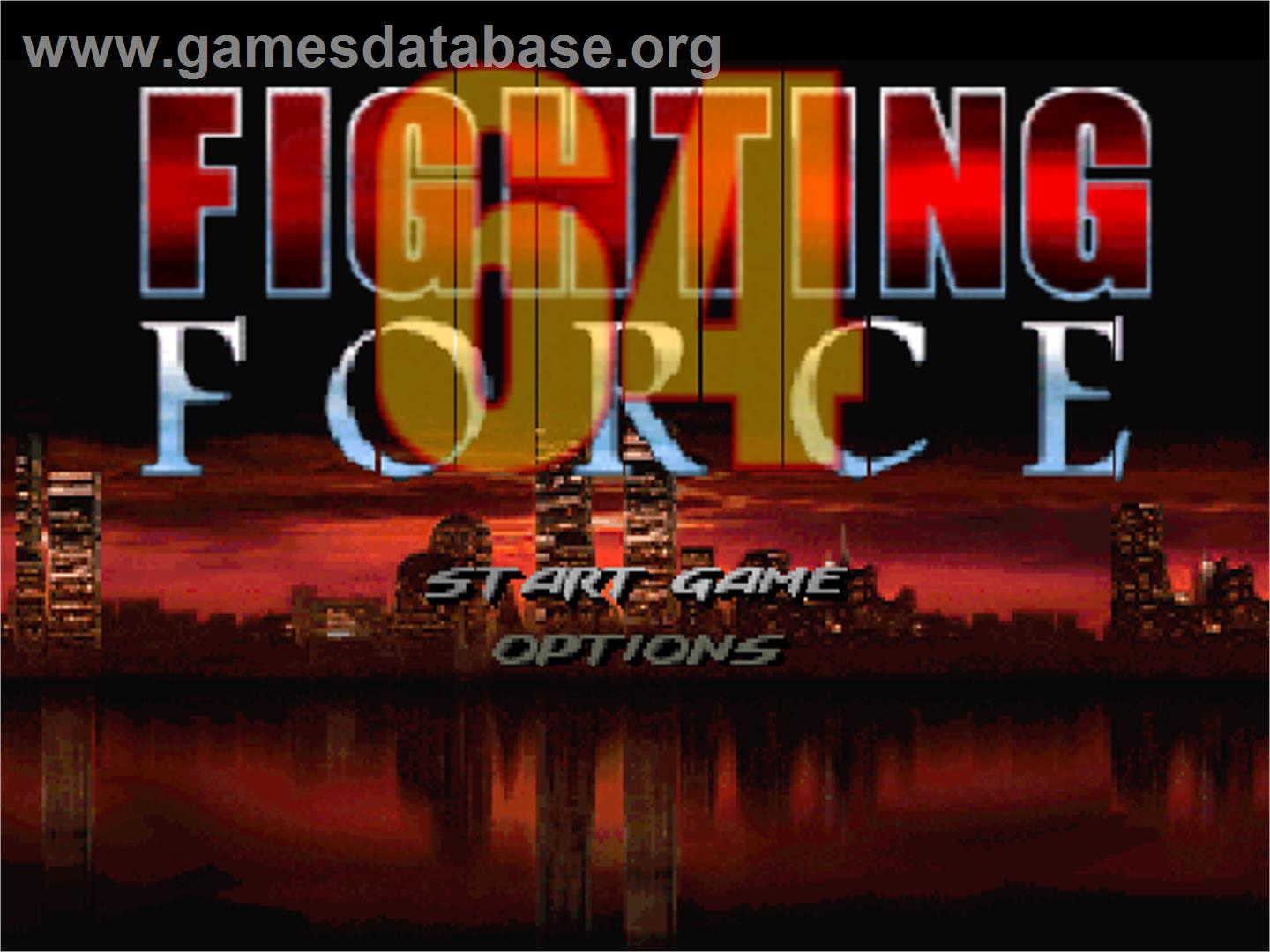 Fighting Force 64 - Nintendo N64 - Artwork - Title Screen