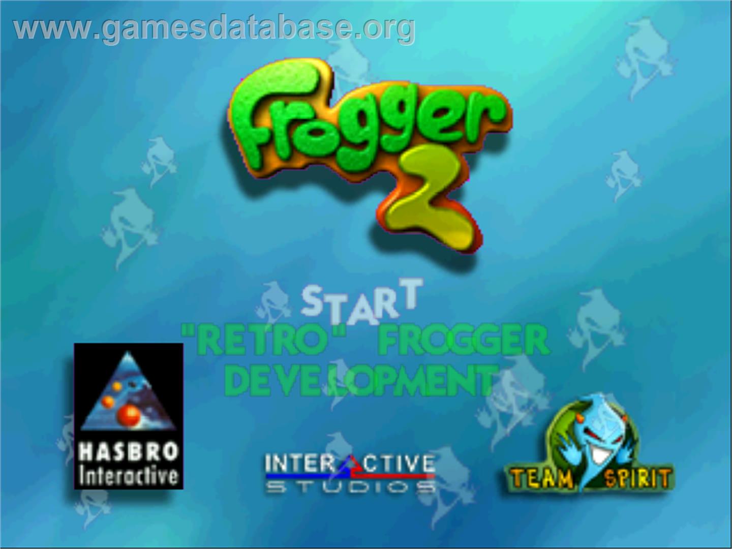Frogger 2: Swampy's Revenge - Nintendo N64 - Artwork - Title Screen