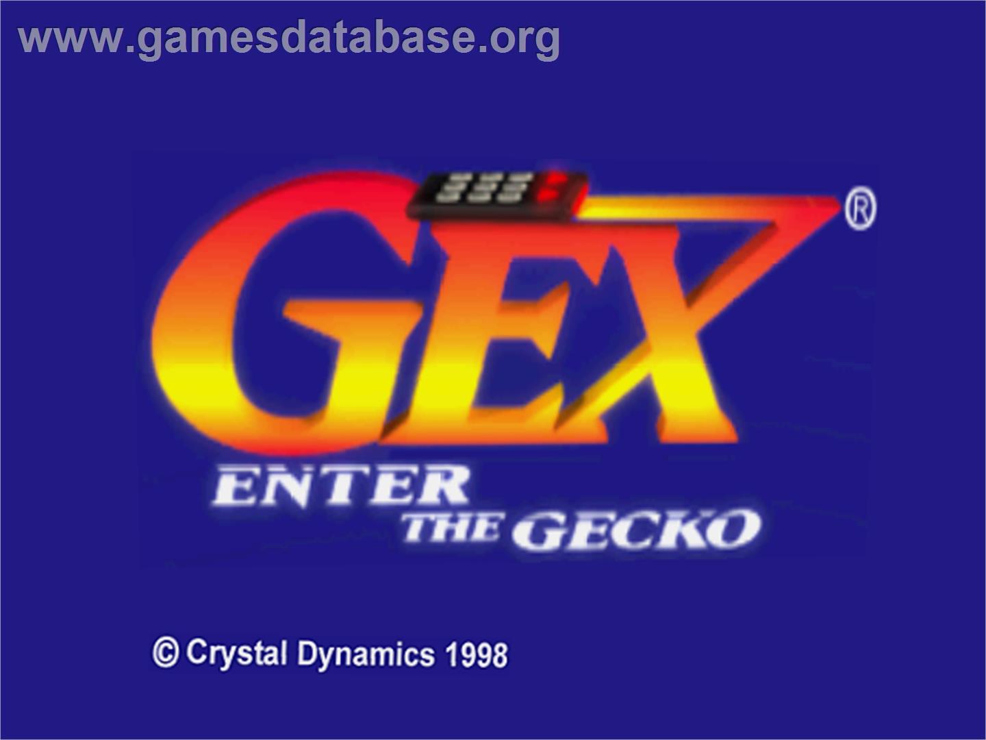 Gex: Enter the Gecko - Nintendo N64 - Artwork - Title Screen