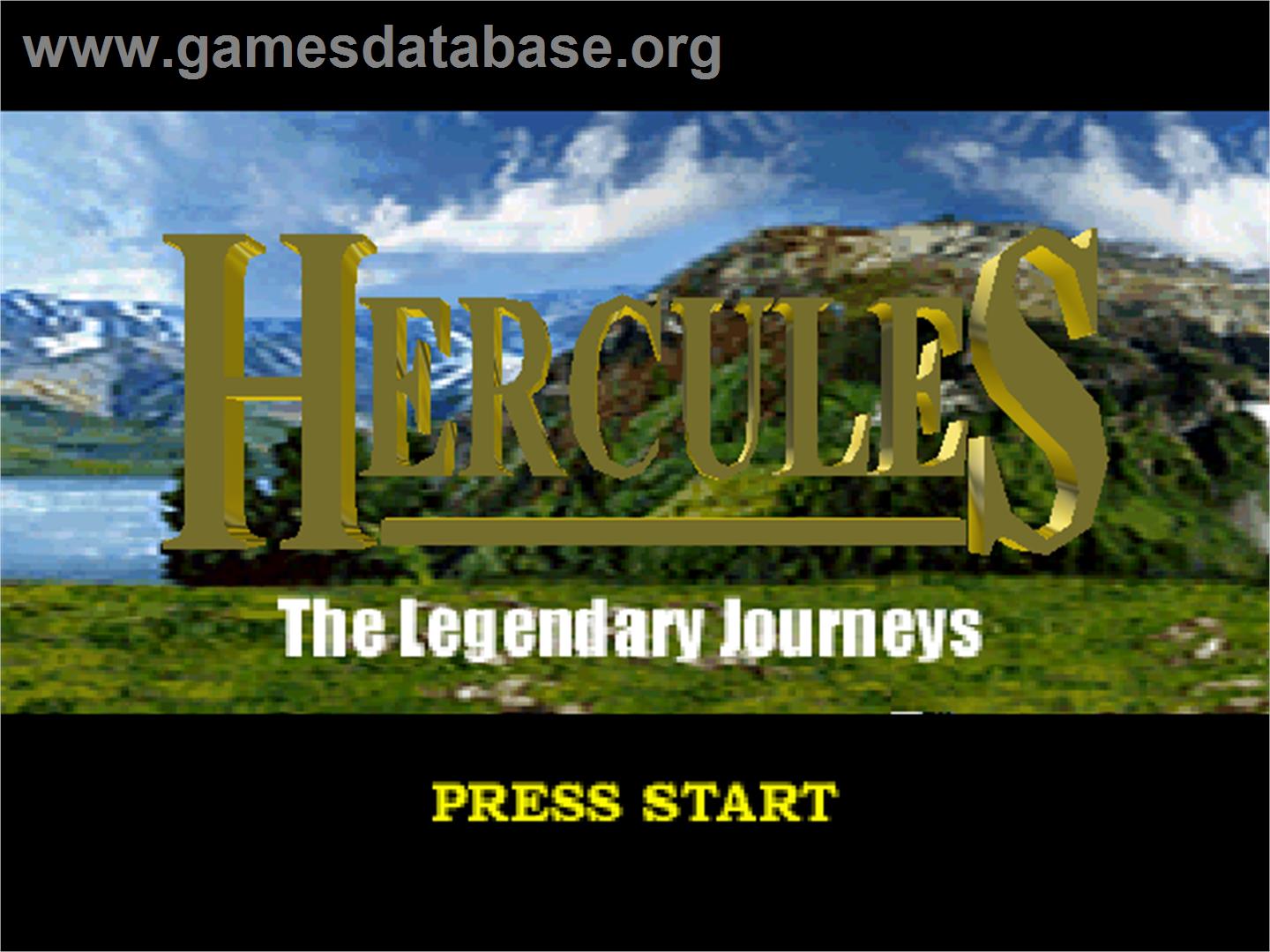 Hercules: The Legendary Journeys - Nintendo N64 - Artwork - Title Screen