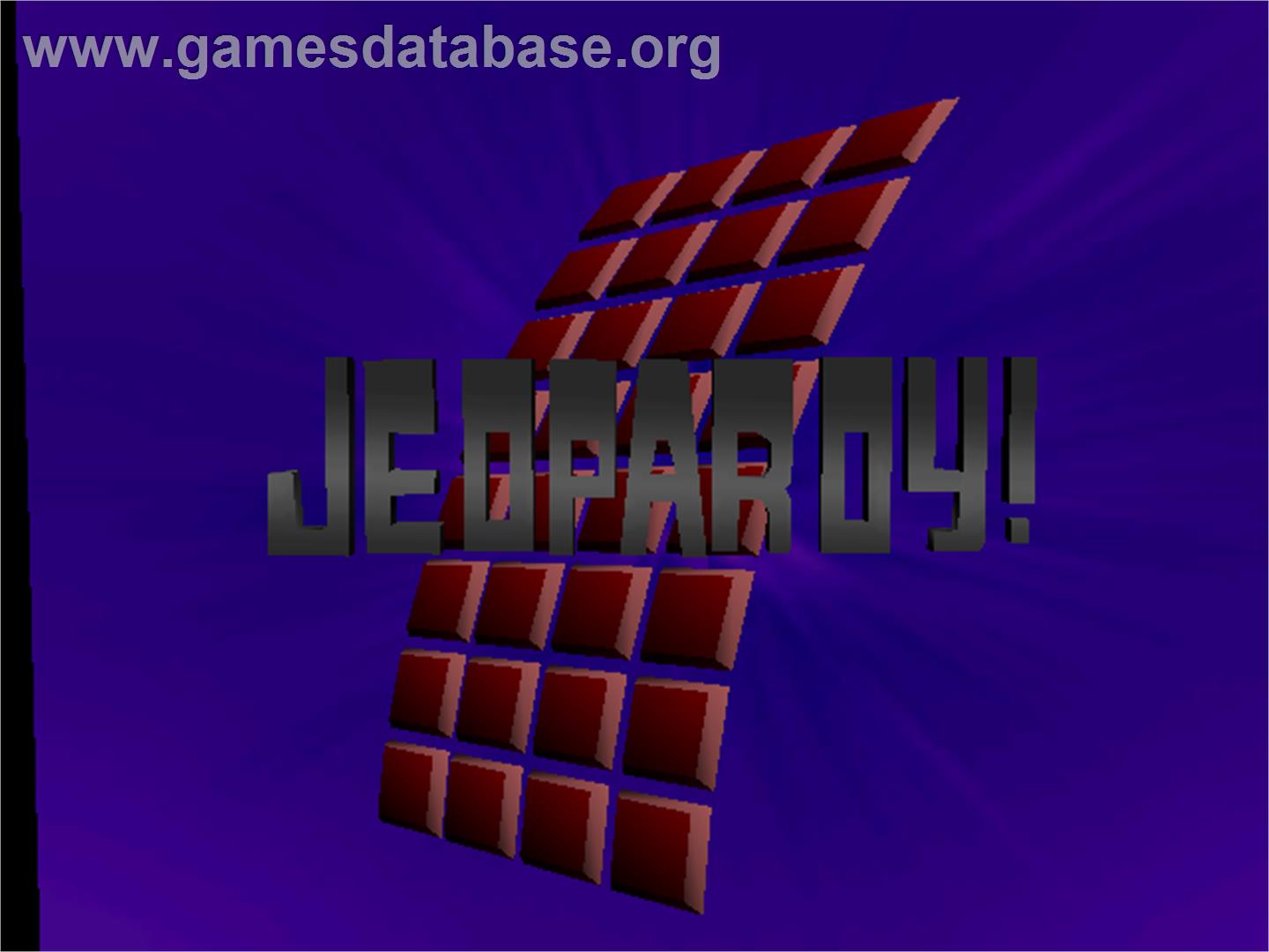 Jeopardy! - Nintendo N64 - Artwork - Title Screen