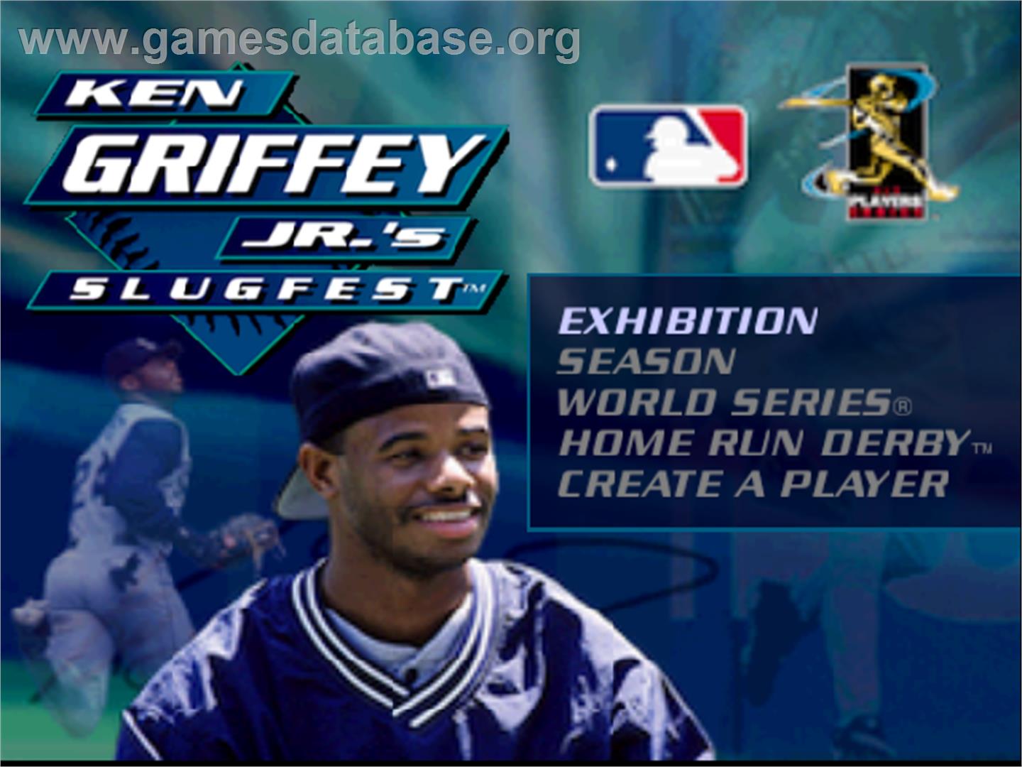 Ken Griffey Jr.'s Slugfest - Nintendo N64 - Artwork - Title Screen