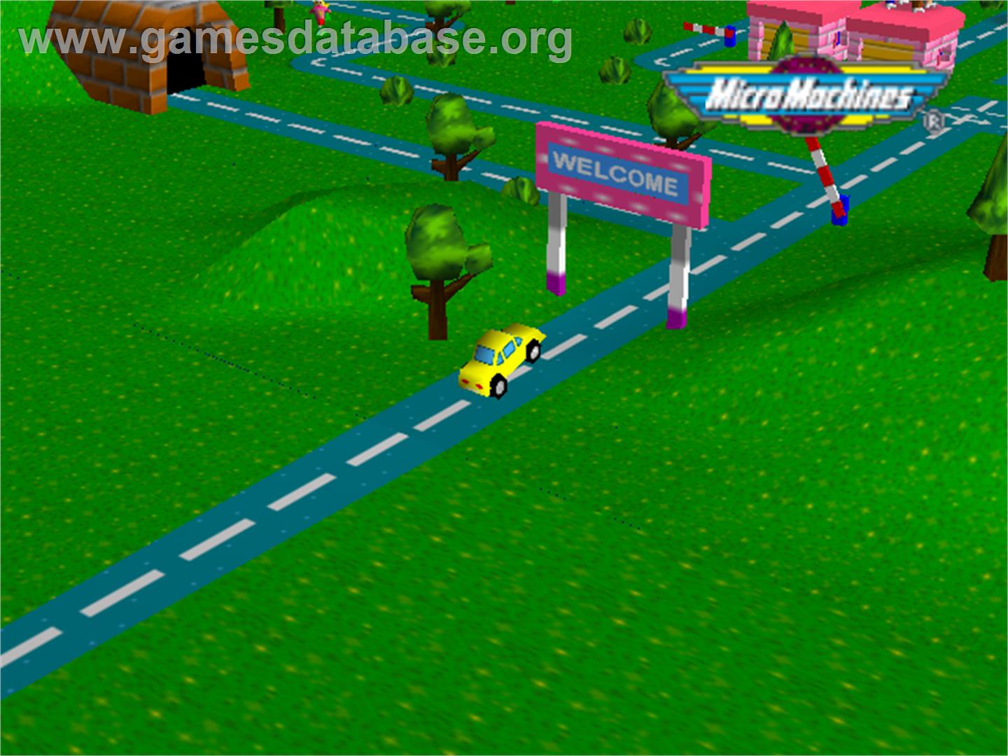 Micro Machines 64 Turbo - Nintendo N64 - Artwork - Title Screen