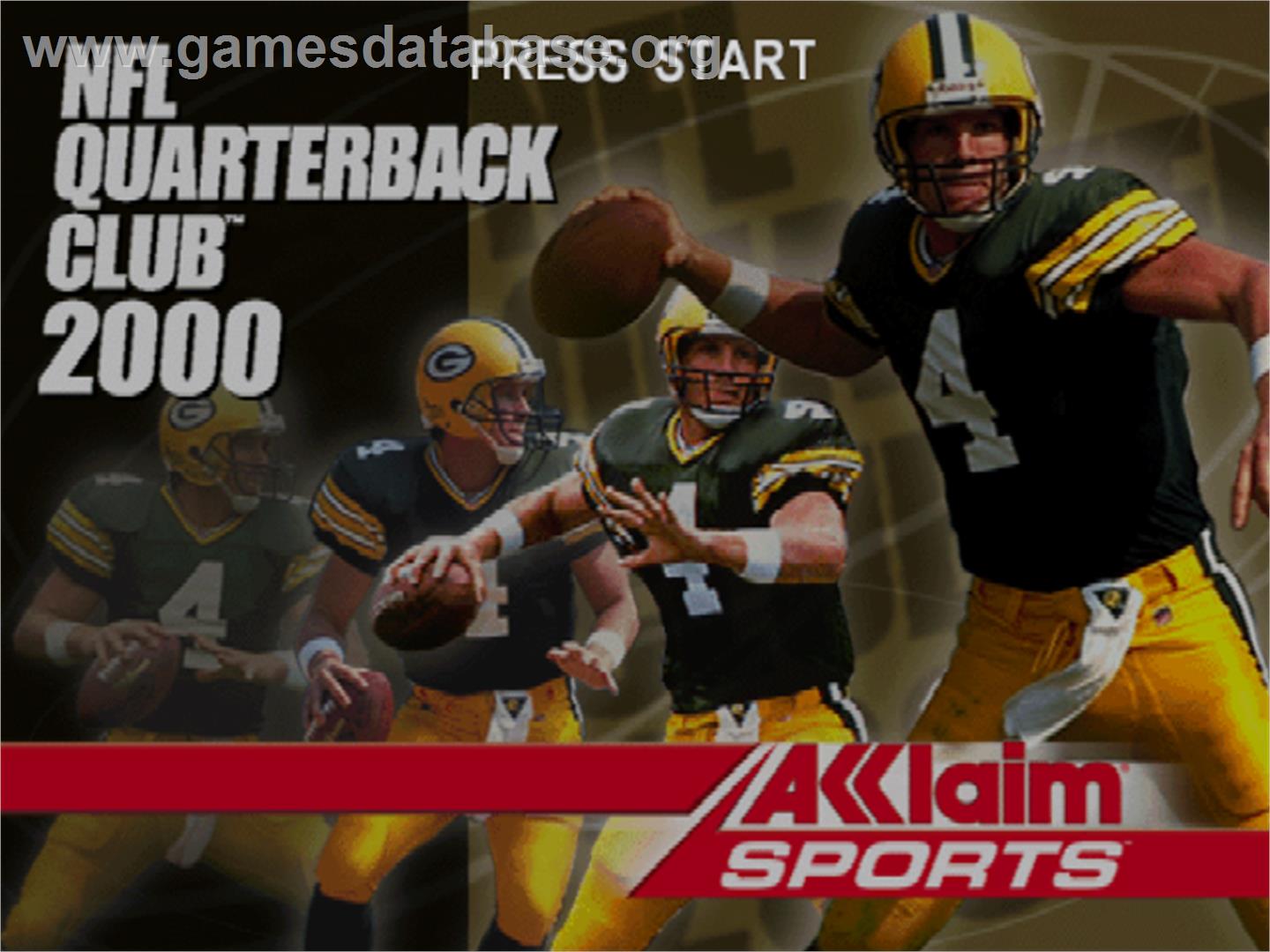 NFL Quarterback Club 2000 - Nintendo N64 - Artwork - Title Screen