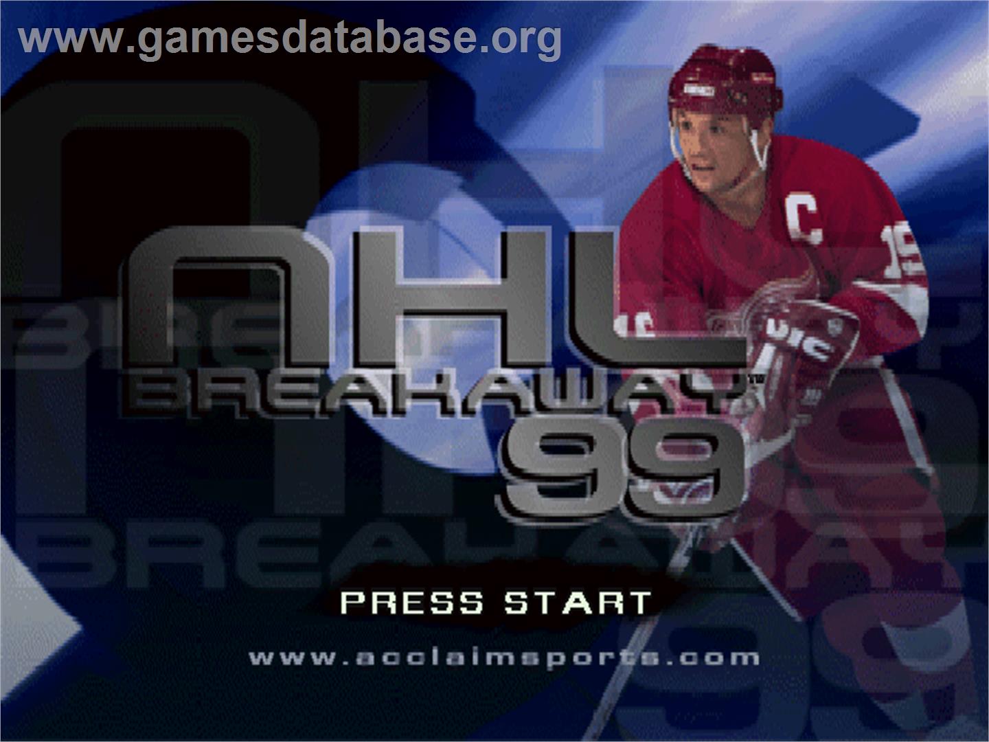 NHL Breakaway 99 - Nintendo N64 - Artwork - Title Screen