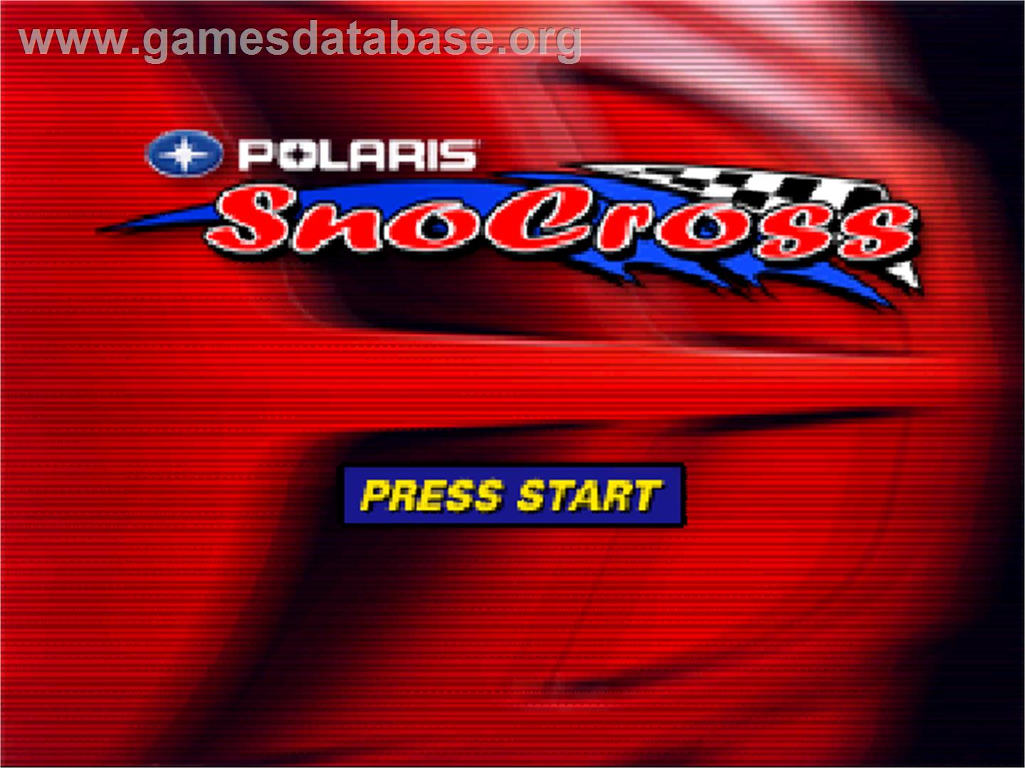 Polaris SnoCross - Nintendo N64 - Artwork - Title Screen