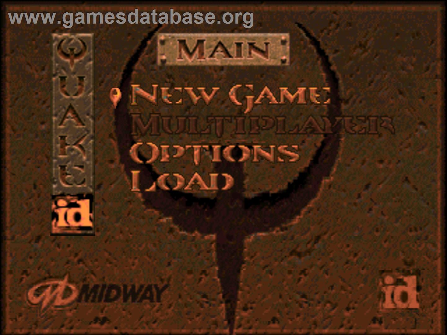 Quake - Nintendo N64 - Artwork - Title Screen