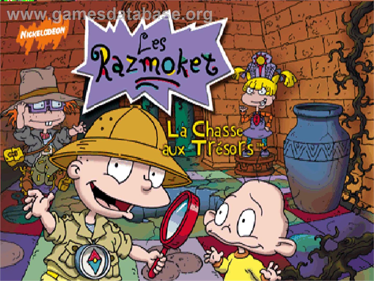 Razmoket: La Chasse Aux Tresors - Nintendo N64 - Artwork - Title Screen