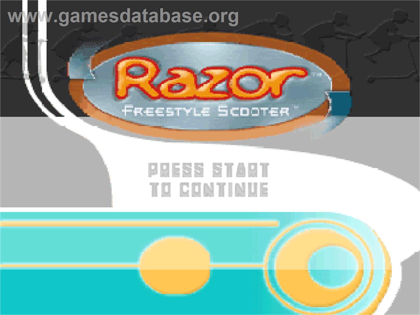 Razor Freestyle Scooter - Nintendo N64 - Artwork - Title Screen
