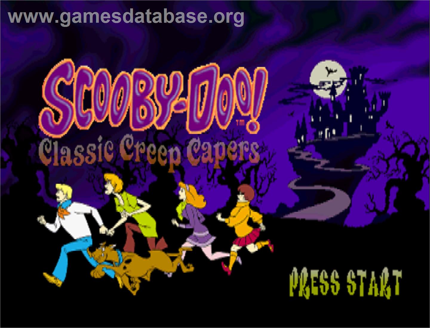 Scooby Doo! Classic Creep Capers - Nintendo N64 - Artwork - Title Screen
