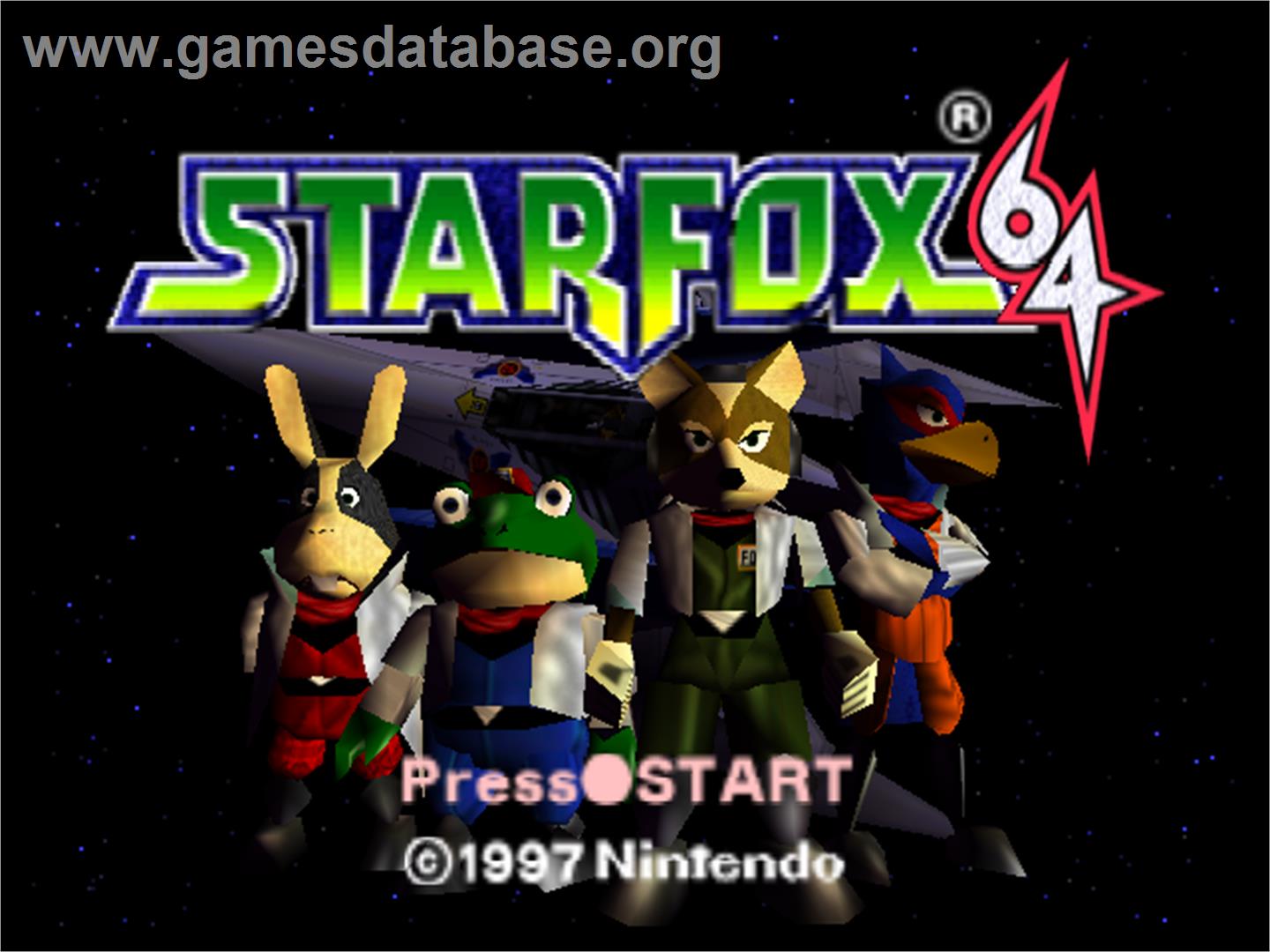 Star Fox 64 - Nintendo N64 - Artwork - Title Screen