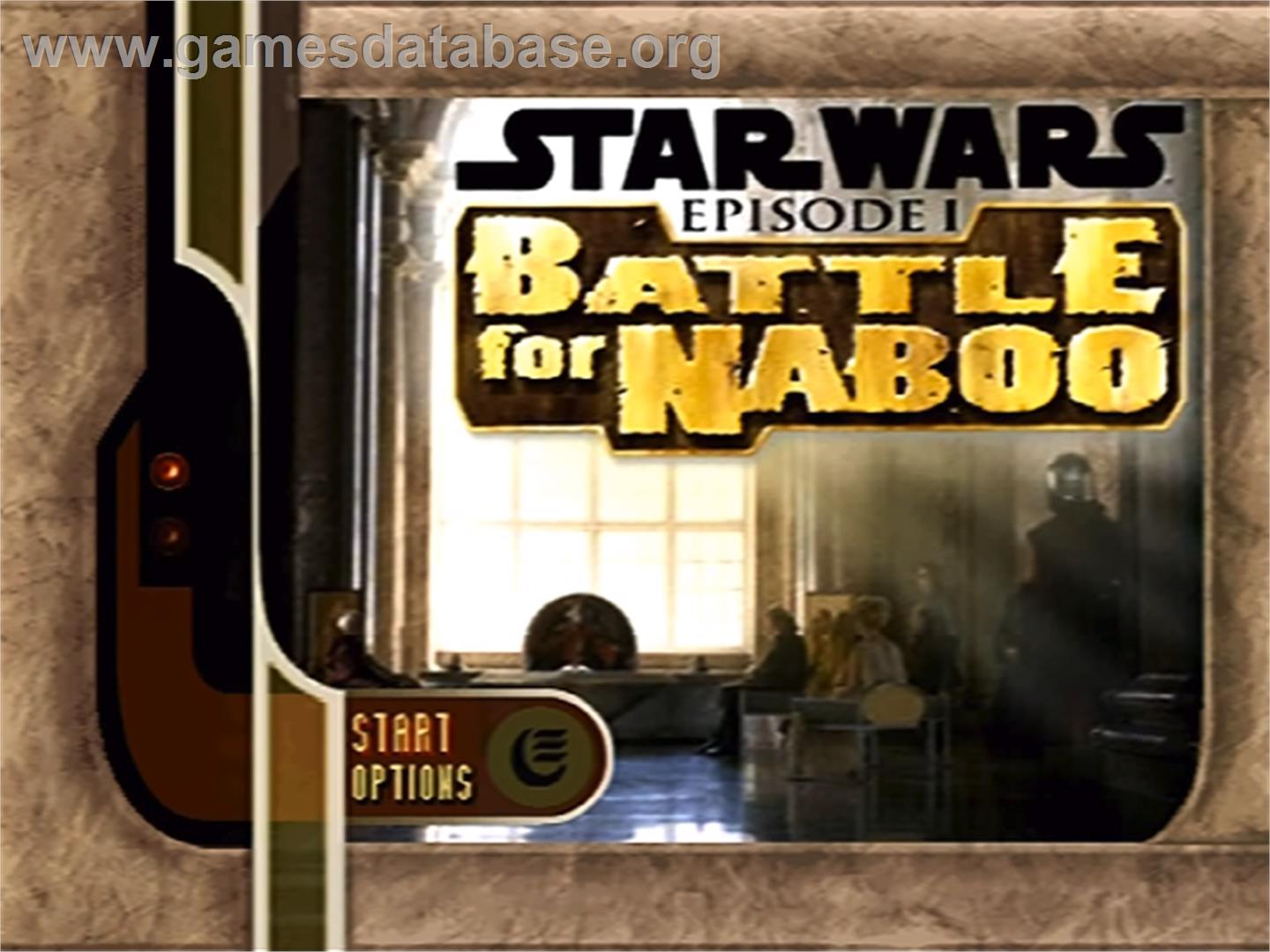 Star Wars Episode I - Battle For Naboo - Nintendo N64 - Artwork - Title Screen