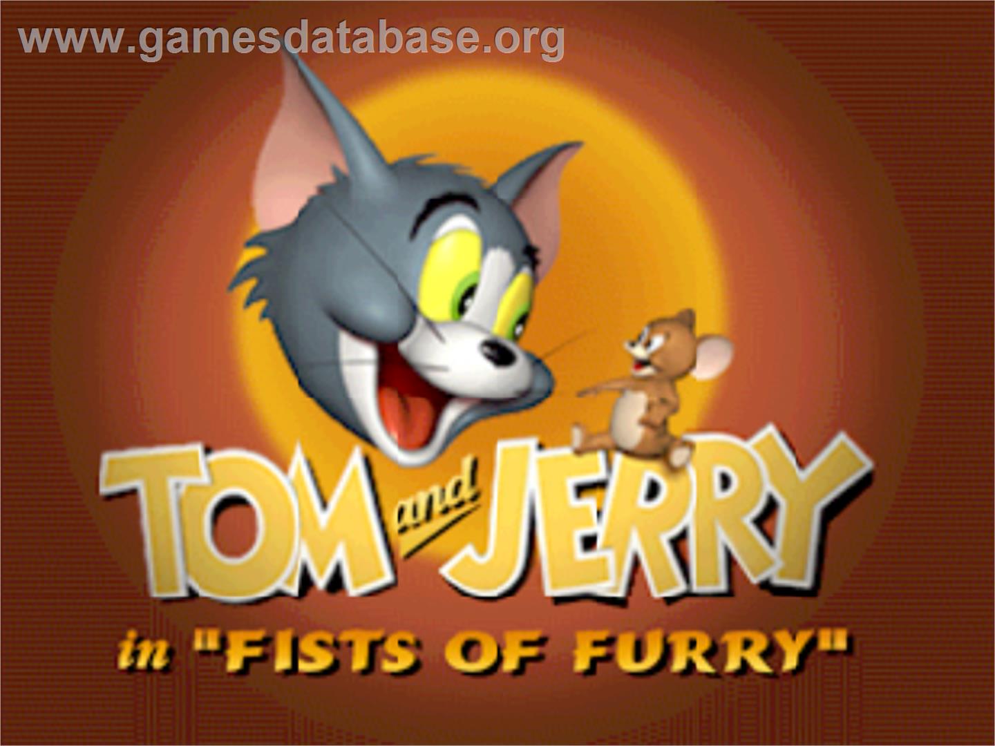 Tom And Jerry In Fists Of Furry - Nintendo N64 - Artwork - Title Screen