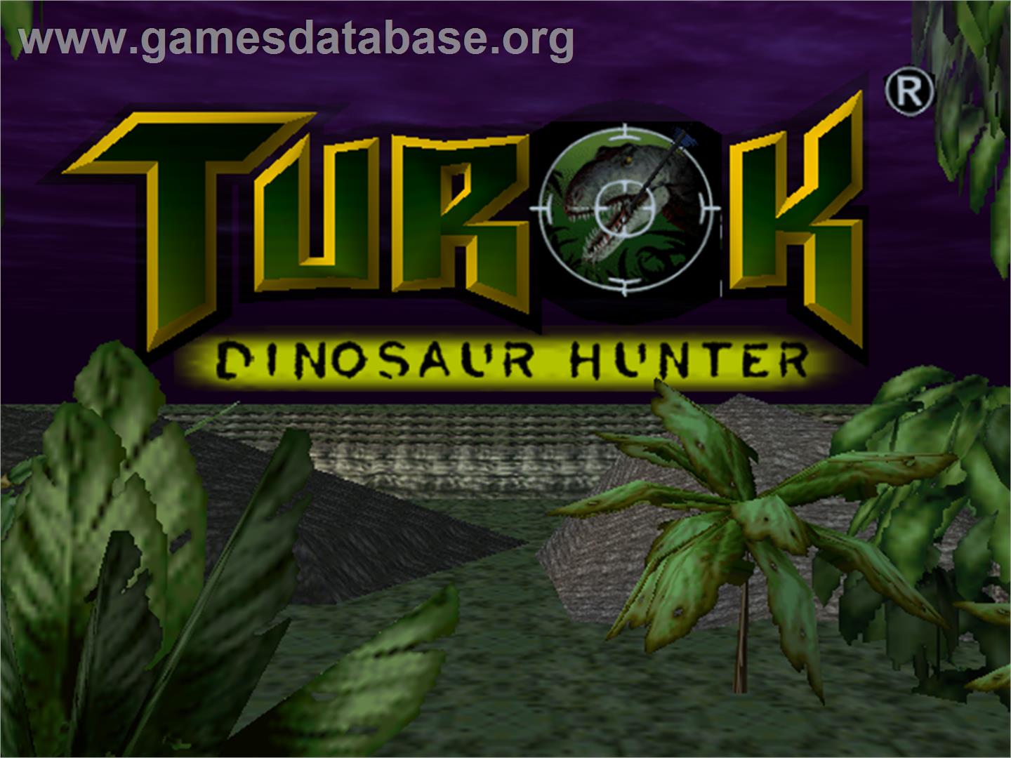 Turok: Dinosaur Hunter - Nintendo N64 - Artwork - Title Screen