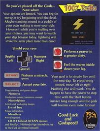 Advert for 1007 Bolts on the Nintendo NES.