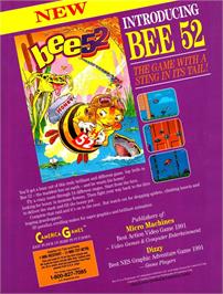 Advert for Bee 52 on the Nintendo NES.