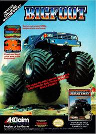 Advert for Bigfoot on the Sinclair ZX Spectrum.