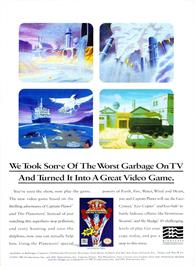 Advert for Captain Planet And The Planeteers on the Commodore Amiga.