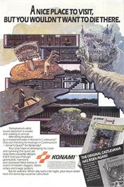 Advert for Castlevania 2: Simon's Quest on the Nintendo NES.