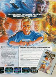 Advert for Castlevania III: Dracula's Curse on the Nintendo NES.
