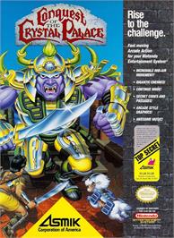 Advert for Conquest Of The Crystal Palace on the Nintendo NES.