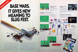 Advert for Cyber Stadium Series - Base Wars on the Nintendo NES.