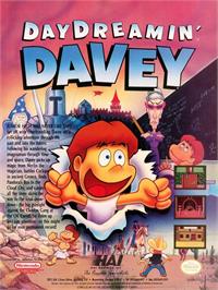 Advert for Day Dreamin' Davey on the Nintendo NES.