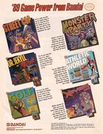 Advert for Dr. Jekyll and Mr. Hyde on the Nintendo NES.