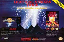 Advert for Dragon Warrior 3 on the Nintendo NES.