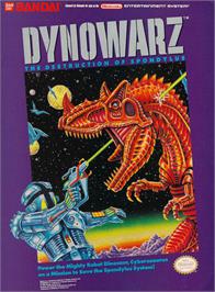 Advert for Dynowarz: Destruction of Spondylus on the Nintendo NES.