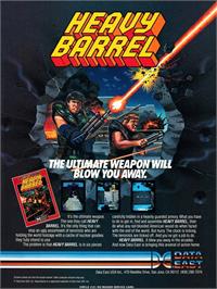 Advert for Heavy Barrel on the Microsoft Windows.