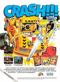 Advert for Incredible Crash Dummies, The on the Commodore Amiga.