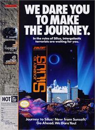 Advert for Journey to Silius on the Nintendo NES.