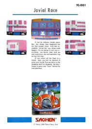 Advert for Jovial Race on the Nintendo NES.