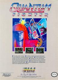 Advert for Kabuki Quantum Fighter on the Nintendo NES.