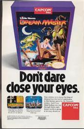 Advert for Little Nemo: The Dream Master on the Nintendo NES.