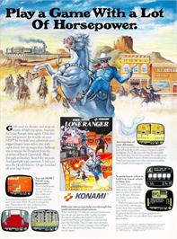 Advert for Lone Ranger, The on the Commodore 64.
