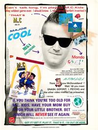 Advert for McDonaldland on the Microsoft DOS.