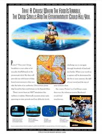 Advert for Pirates! on the Nintendo NES.